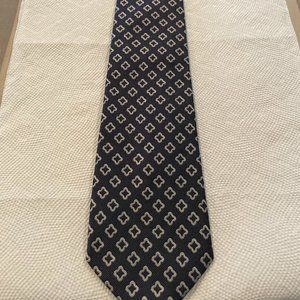 Polo by Ralph Lauren Tie – Blue Silk with Geometric Pattern